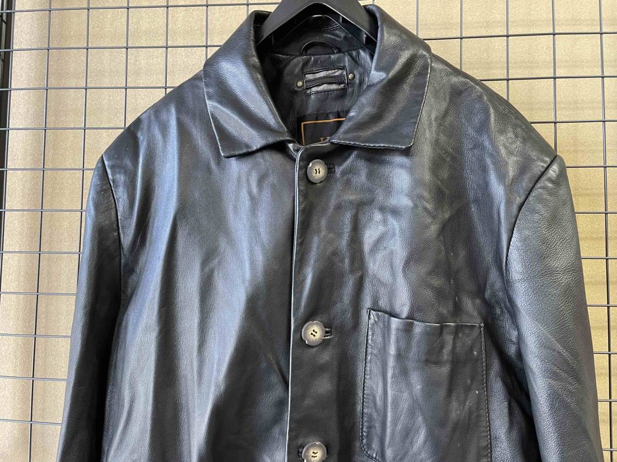Humphrey Bogart】90s00s Old Lamb Leather Jacket オールド 
