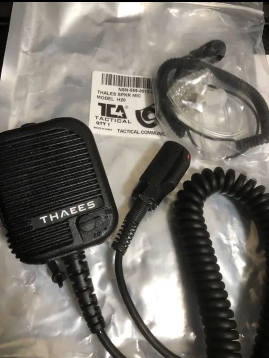 ☆TCA 実コネ付き THALESタイプ ハンドマイク イヤホン付属 新品 TCA ハンドマイク Thalesタイプ 動作確認済み 【公式通販】