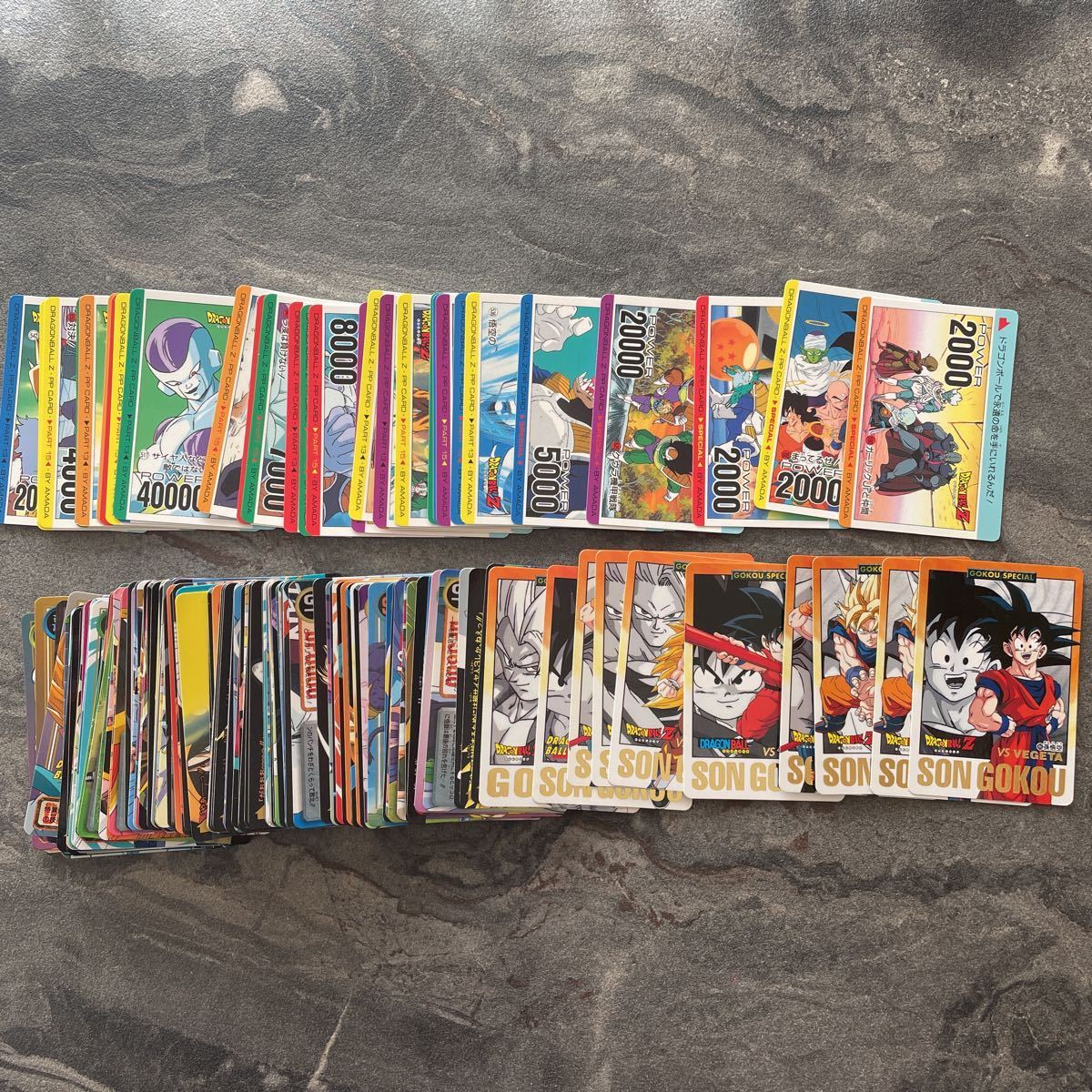 ドラゴンボールカードダスノーマル約1000枚以上 当時物 スーパーバトル 