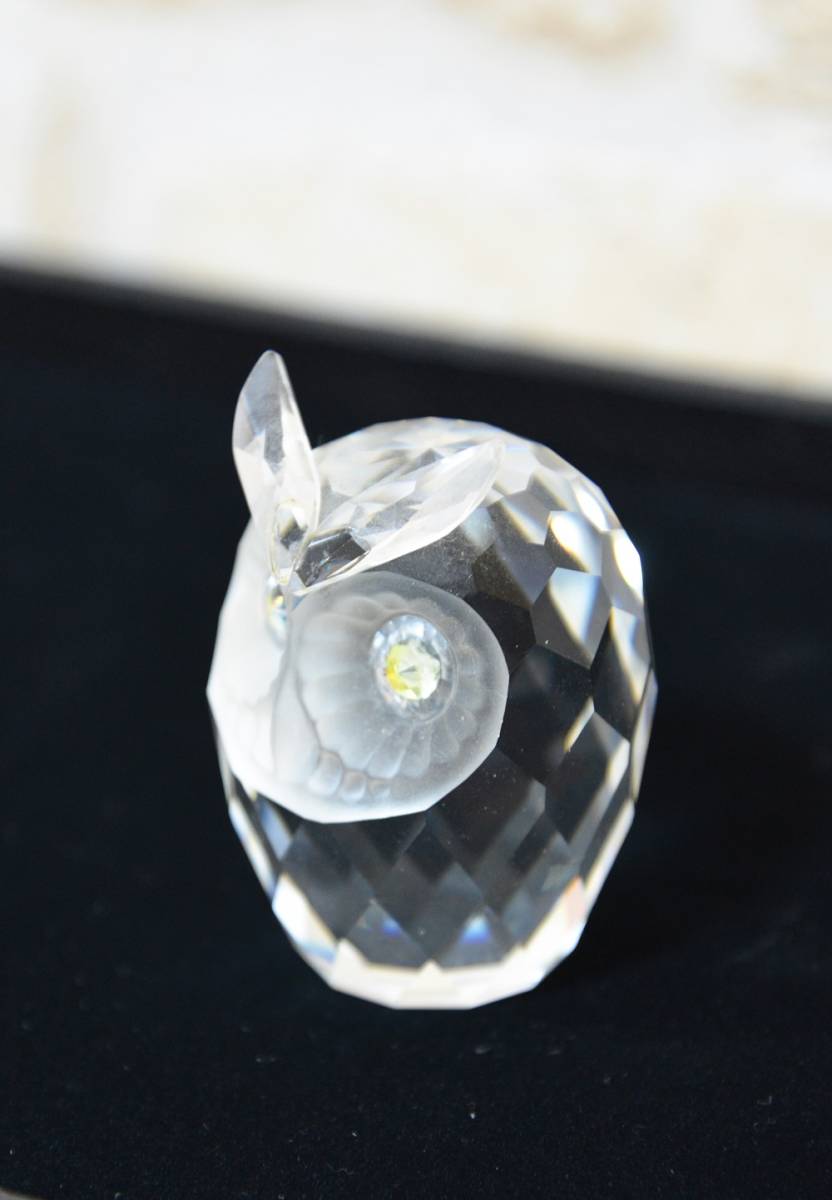 スワロフスキー クリスタル SWAROVSKI フクロウ 置物 オブジェ