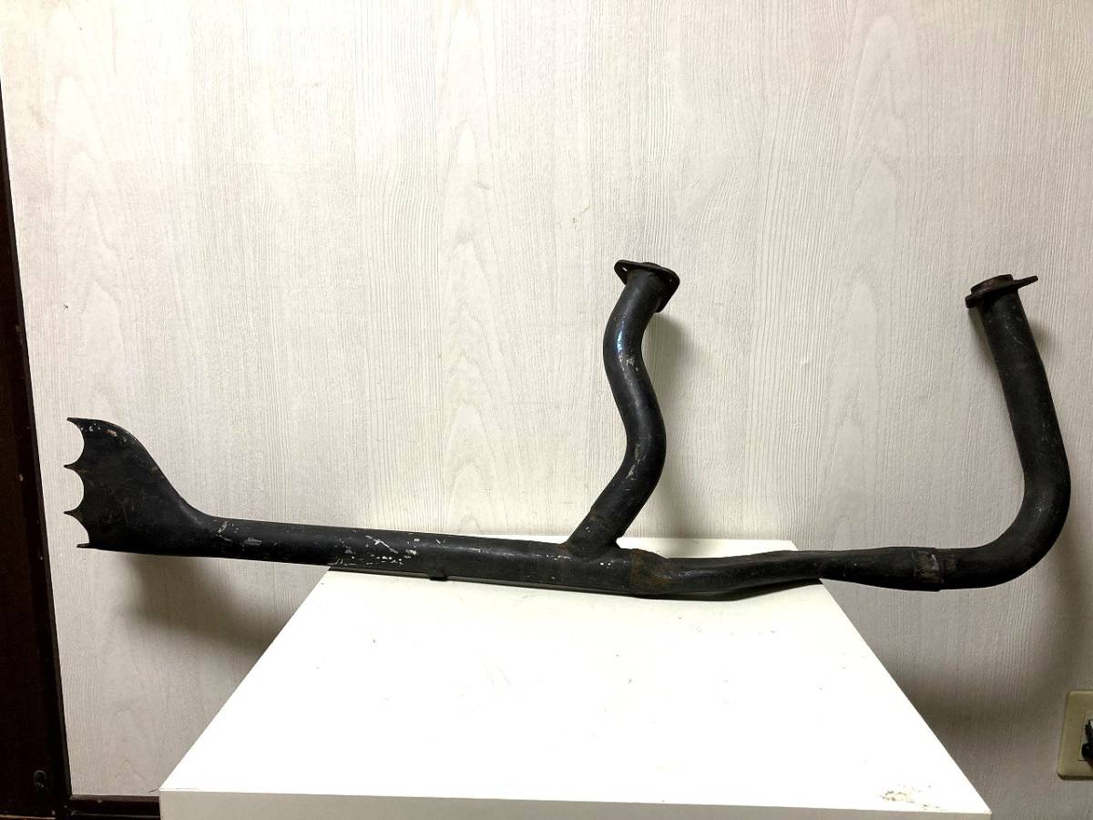 □フィッシュテール マフラー 2in1 S字 ショベル アーリー ビンテージ