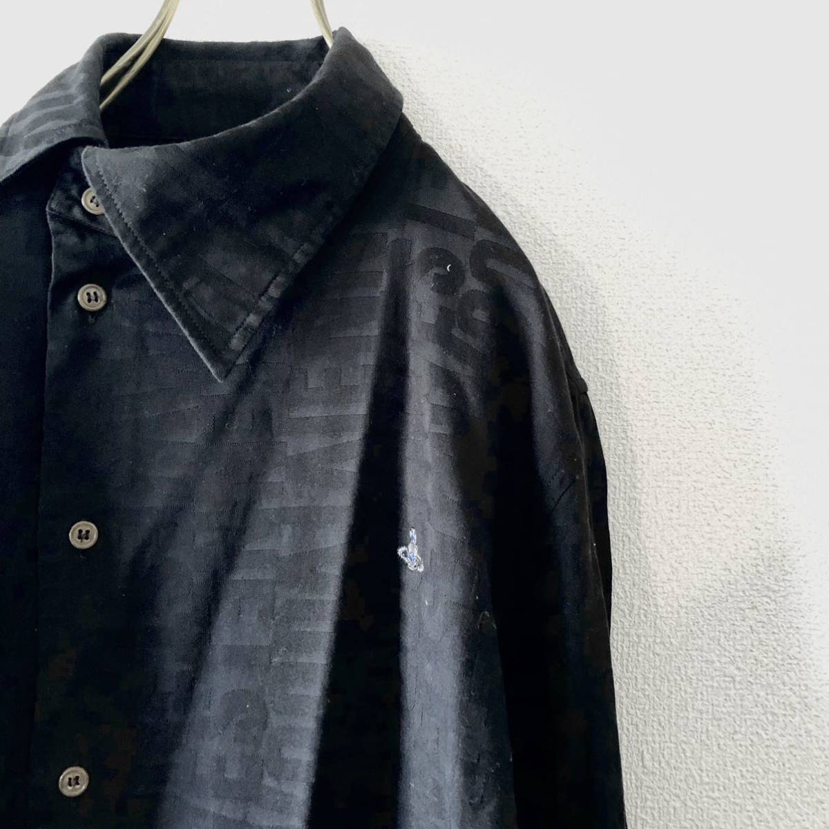 Vivienne westwood MAN 総柄刺繍 オジークラーク シャツ 変形シャツ 