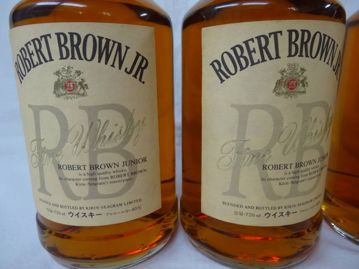 静岡県限定発送 未開栓 4本セット ROBERT BROWN JR. キリンシーグラム