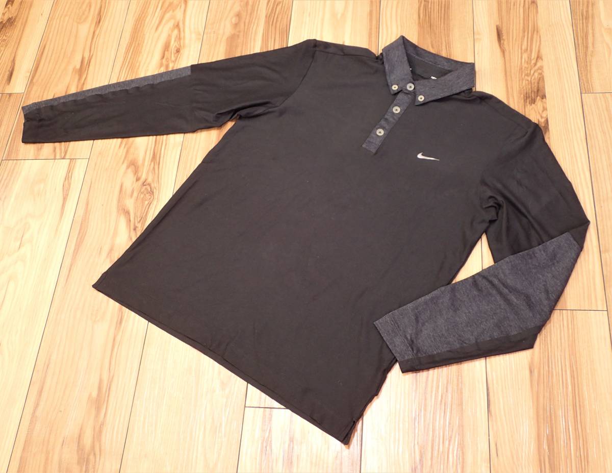 伸縮性抜群 Nike Golf ナイキ ゴルフウエア 長袖 ボタンダウンシャツ ポロシャツ メンズ M ナイキ 売買されたオークション情報 Yahooの商品情報をアーカイブ公開 オークファン Aucfan Com