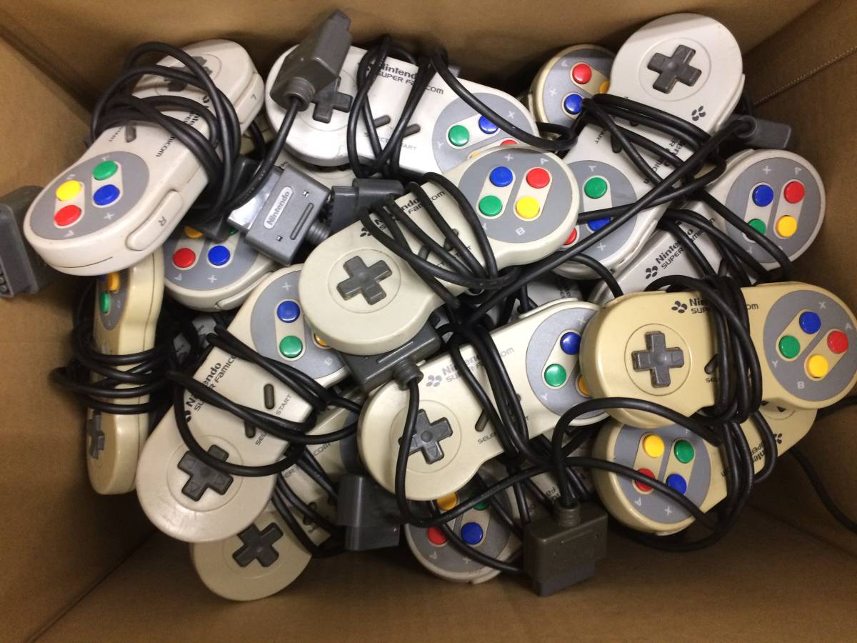 【本物保証，お得】 スーパーファミコン コントローラー 50個 動作未確認 ジャンク 純正品 まとめ売り SFC z3-272/100/0(本体、アクセサリー)｜売買されたオークション情報、yahooの商品情報をアーカイブ公開 - オー 本体、アクセサリー