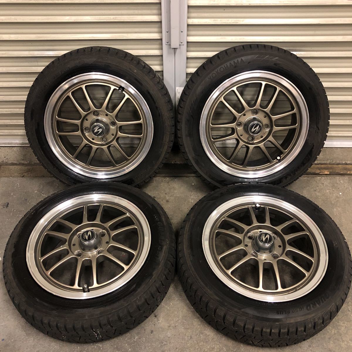 155/65R14 ヨコハマIG50スタッドレスタイヤアルミホイール 4本セット