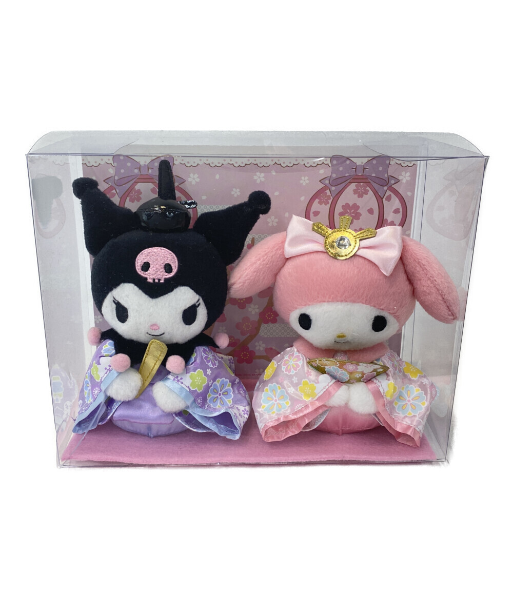 ぬいぐるみ サンリオキャラクターズ マイメロディ＆クロミ ひな祭り 
