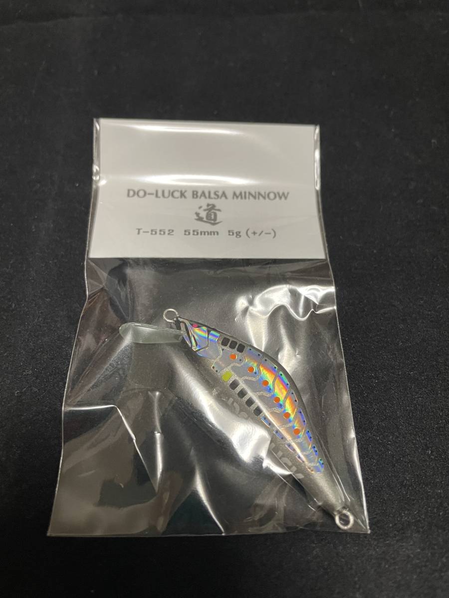 未使用　安比釣道楽　DO-LUCK T552 ハンドメイドミノー Yahoo!オークション - 安比釣道楽 DO-LUCK BALSA MINNOW T-552