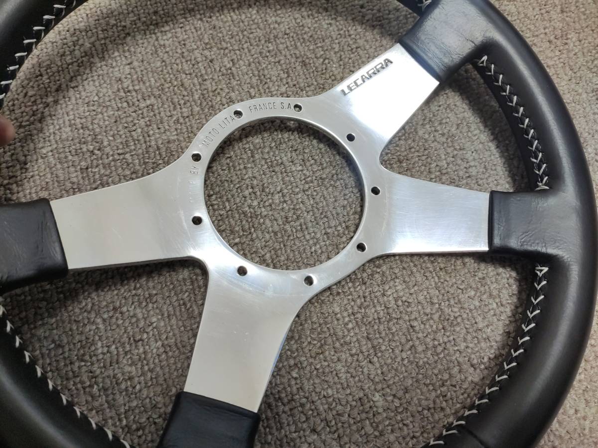 車 レカラステアリング MK9 エレガント アイボリー USED