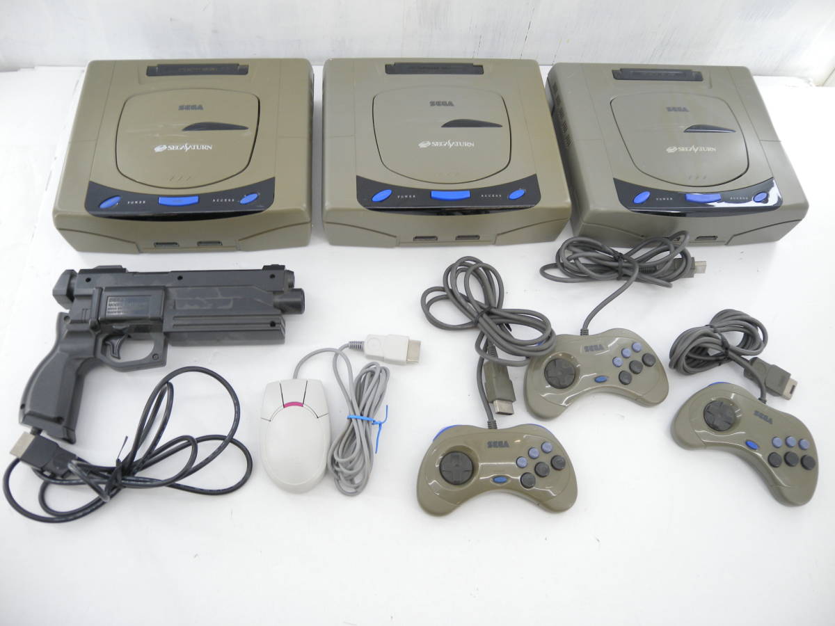 【人気SALE，セール】 25 100/ SEGA サターン 本体＆コントローラなど ジャンク 1223(本体、アクセサリー)｜売買されたオークション情報、yahooの商品情報をアーカイブ公開 - オークファン サターン