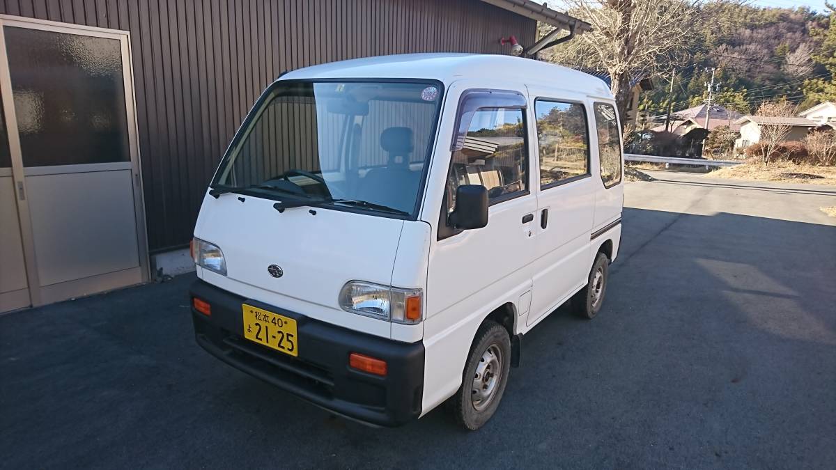 スバル○サンバーバン○KV4○マニュアル○切替4WD○車検有 