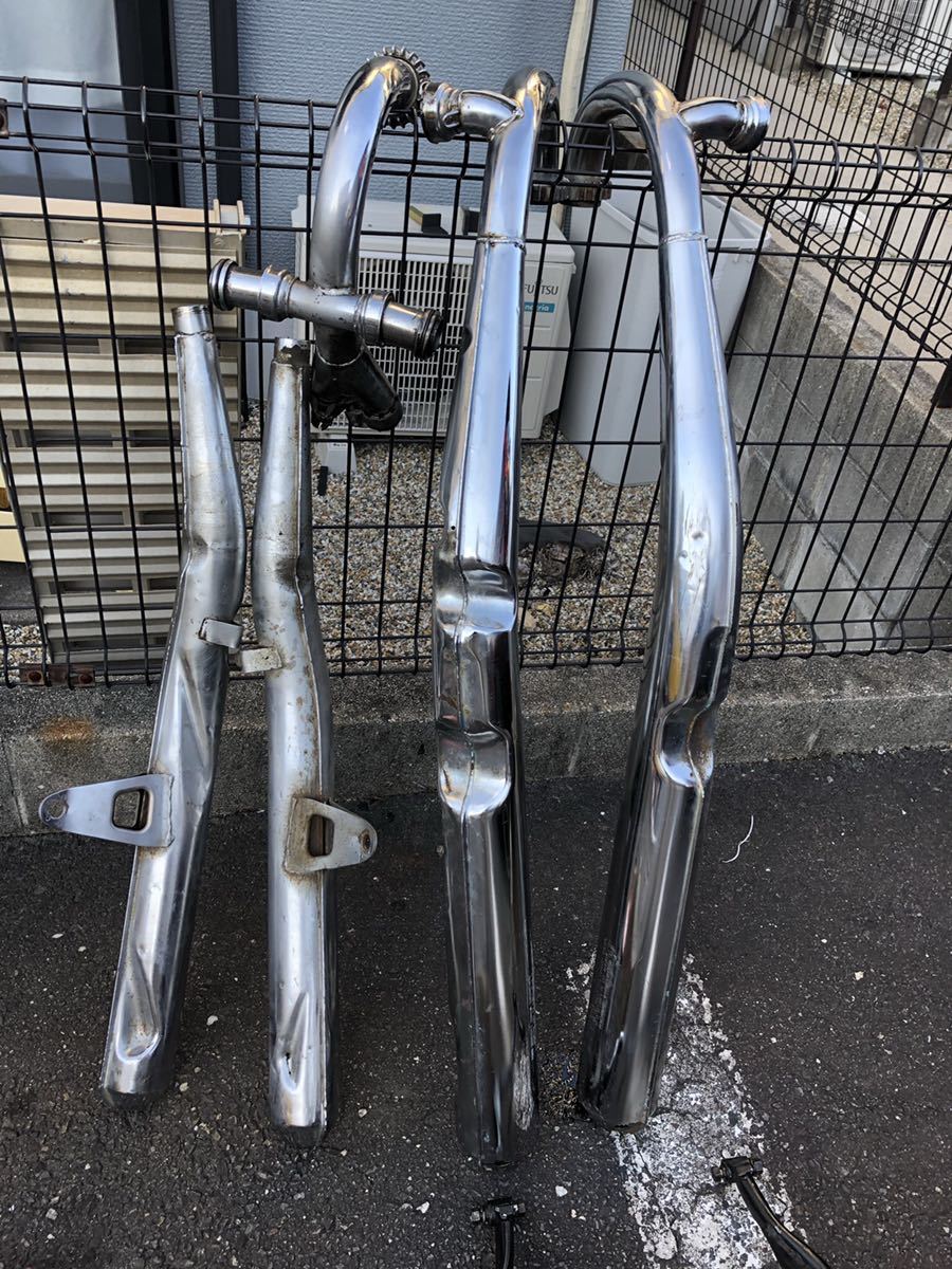 GT550 純正マフラー チャンバー GT380 GT750(マフラー本体（純正