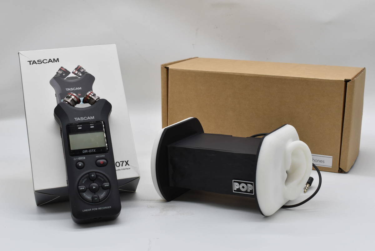 USED/極美品】ASMRマイク DuoPop2/TASCAM DR-07 セット 