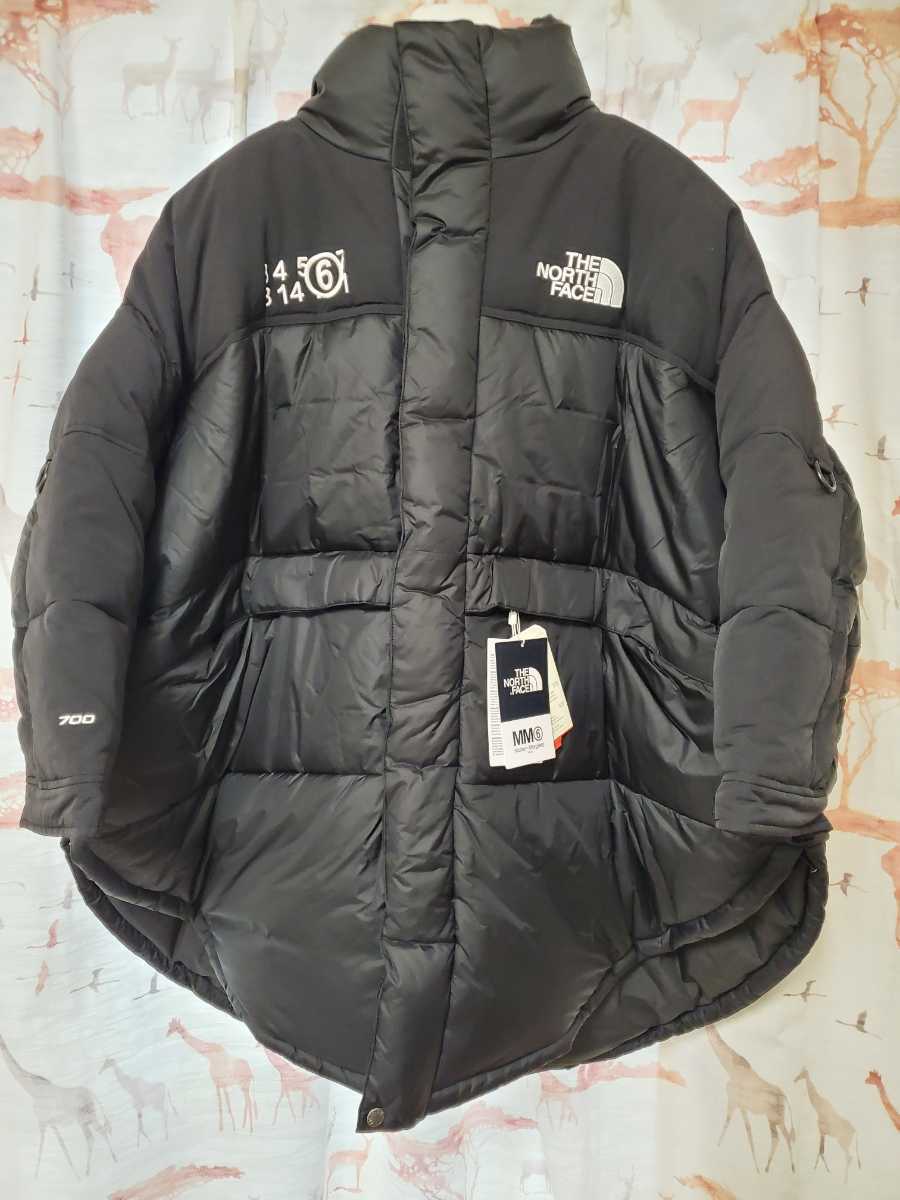 新品 20AW MM6 Maison Margiela THE NORTH FACE サークル ヒマラヤンパーカ 黒 XS メゾンマルジェラ ノースフェイス ダウン ジャケット Maison MM6 Margiela leather Tシャツ ノースフェイス