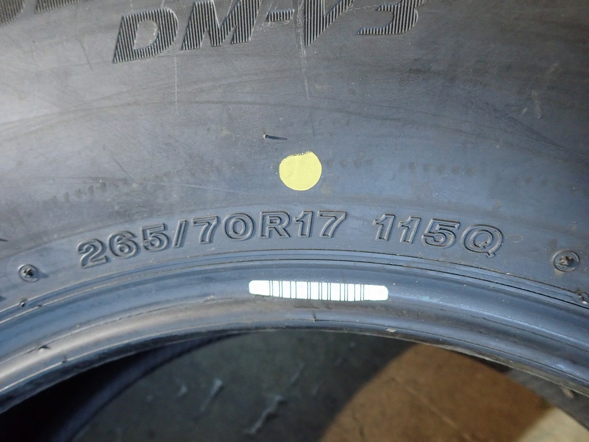 2024年製造 ブリヂストン BLIZZAK DM-V3 235⁄55R19 105T XL