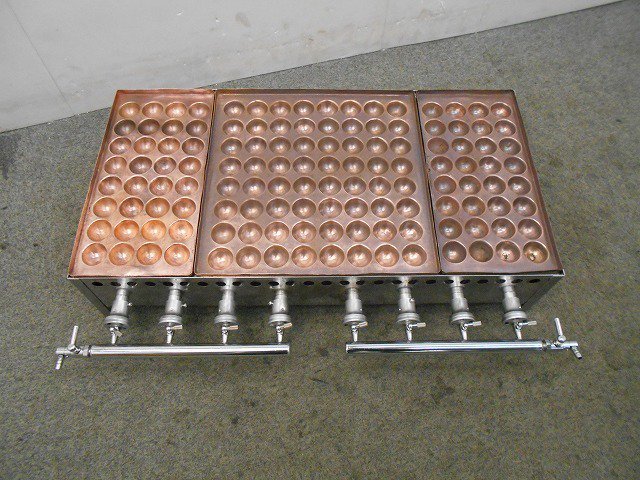 たこ焼き器 業務用 | 銅板 たこ焼き台 ガス式 LPガス プロパン 中古業務用