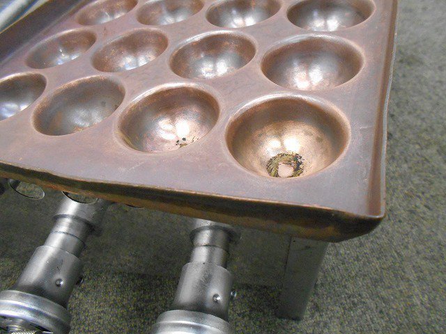 たこ焼き器 業務用 | 銅板 たこ焼き台 ガス式 LPガス プロパン 中古業務用