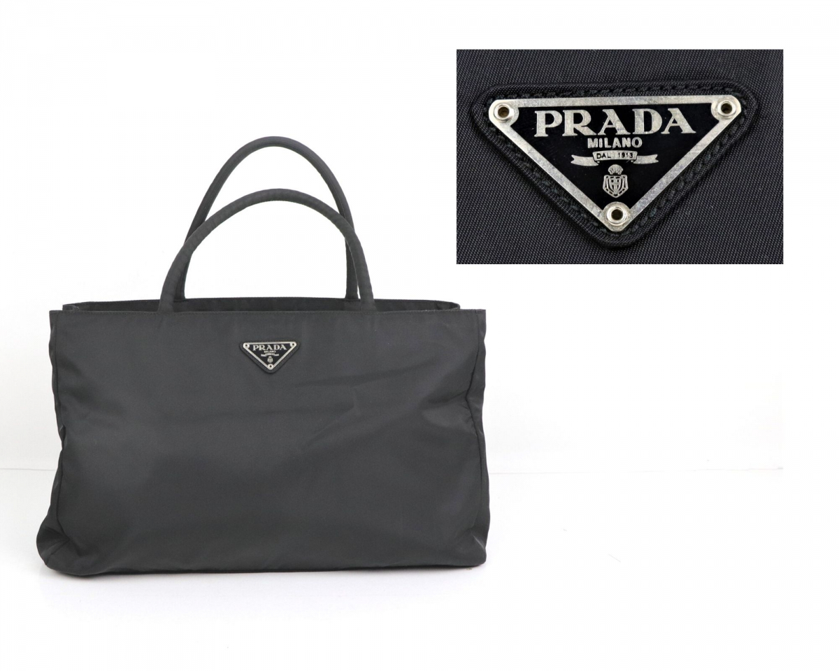 バッグ PRADA ⁄ プラダ | 2way ショルダー付き レザー バイカラー