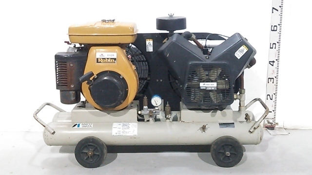 1円スタート！】 アネスト岩田 エンジンコンプレッサー PLUE33-7  