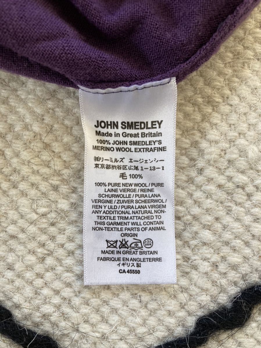 美品】JOHN SMEDLEY ジョンスメドレー size:L ニットポロ ウール 