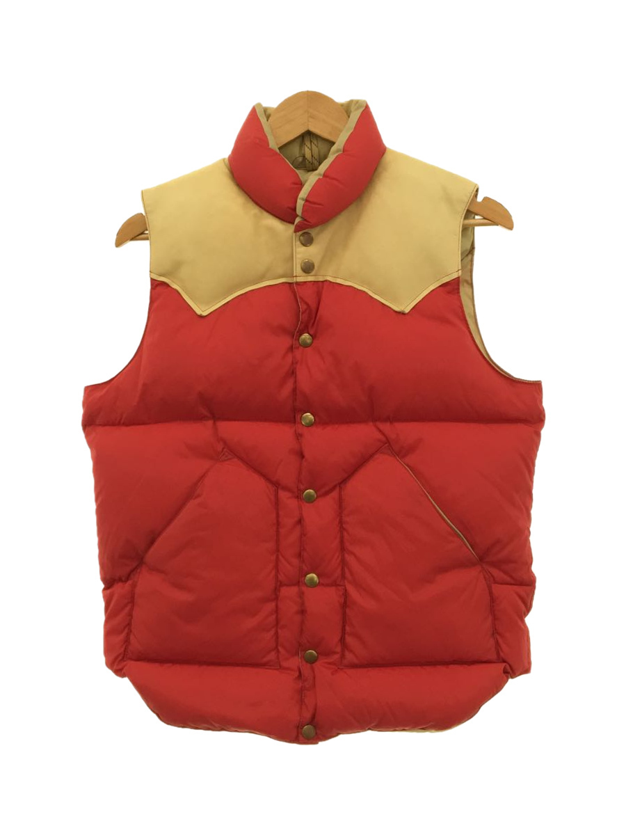 Rocky Mountain Featherbed◇ダウンベスト/38/ナイロン/レッド