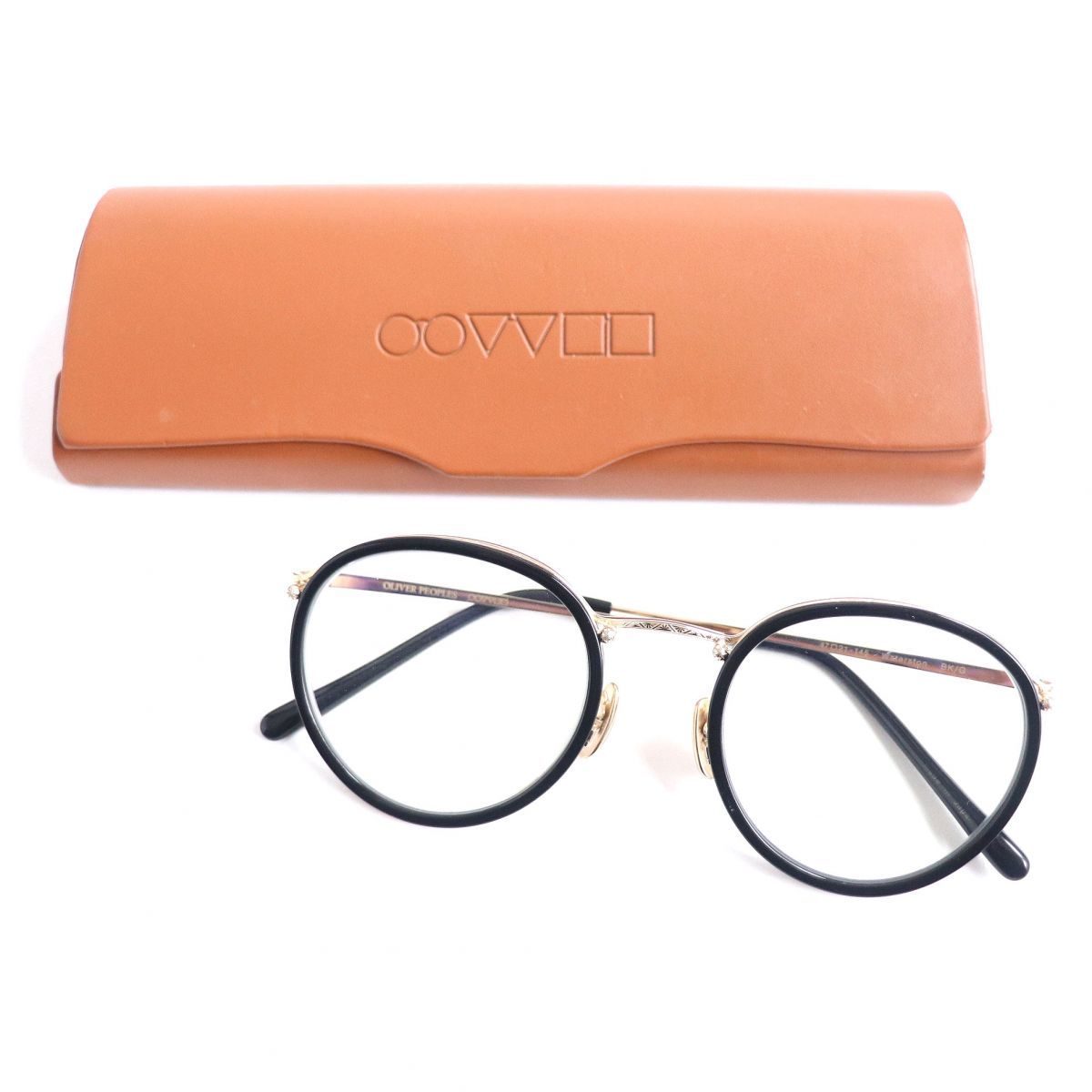 美品▽OLIVER PEOPLES オリバーピープルズ Waterston ボストン メガネ 