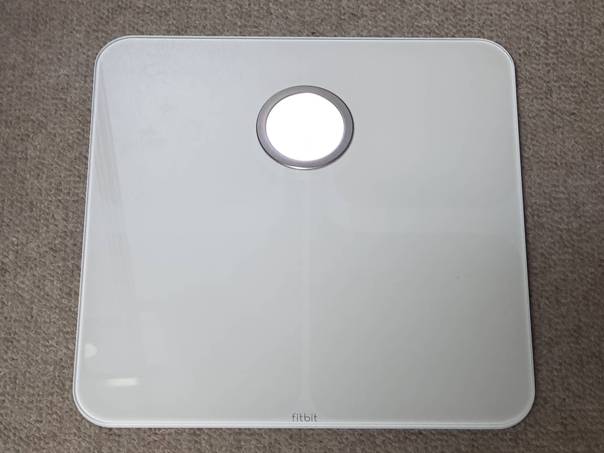 【美品】 Fitbit aria2 White フィットビット スマート体重計 ホワイト WiFi Bluetooth対応