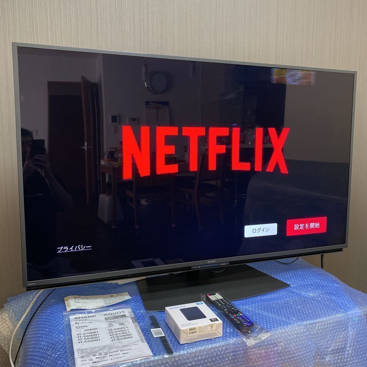 全国送料込❣️シャープ 55V型4K外付HDD対応YouTube、Netflix 新品】SHARP AQUOS Android 55v型2021年モデル無線LAN内蔵Netflix