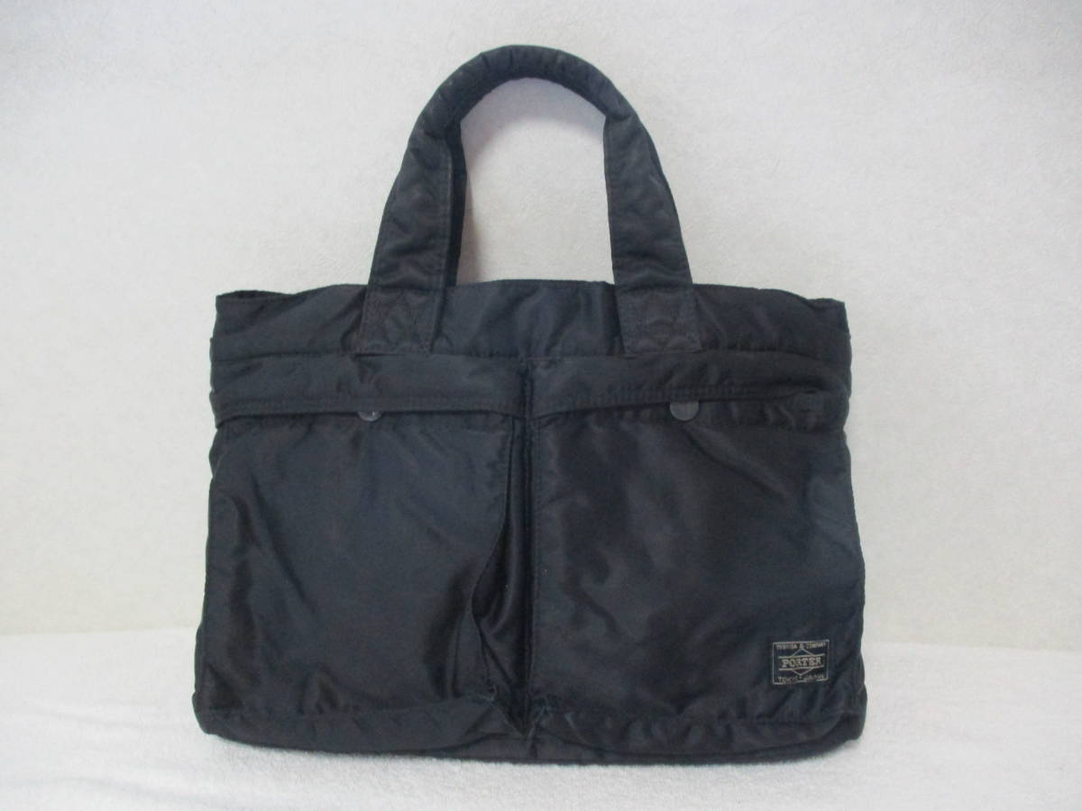 ☆PORTER*ポーター*吉田カバン☆TANKERタンカー黒トートバッグ