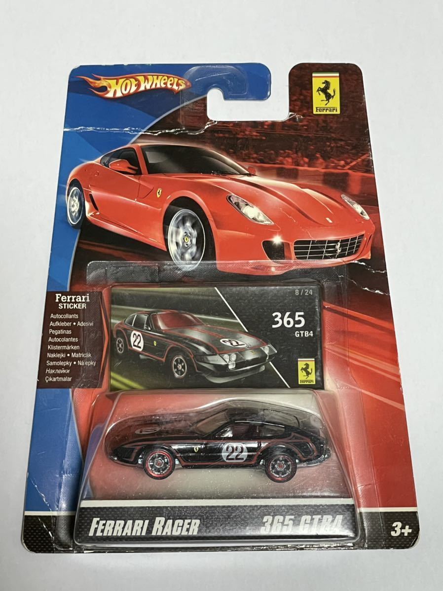 ホットウィール フェラーリ レーサー 365 GTB4 GTB 黒 Hotwheels 