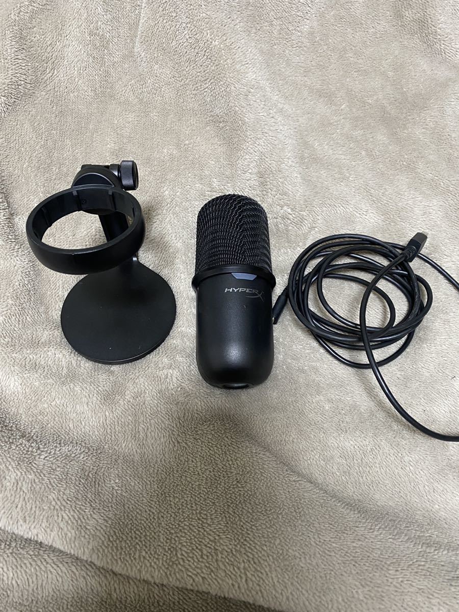  HyperX SoloCast USBスタンドアロンマイク コンデンサーマイク USBマイク PS Switch ゲーム配信(コンデンサーマイク)｜売買されたオークション情報、yahooの商品情報をアーカイブ公開 - オークファン コンデンサーマイク
