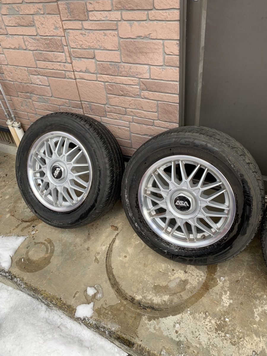♪BBSホイール タイヤセット 15インチ 4穴 6.5j ラジアル 205/60R15 