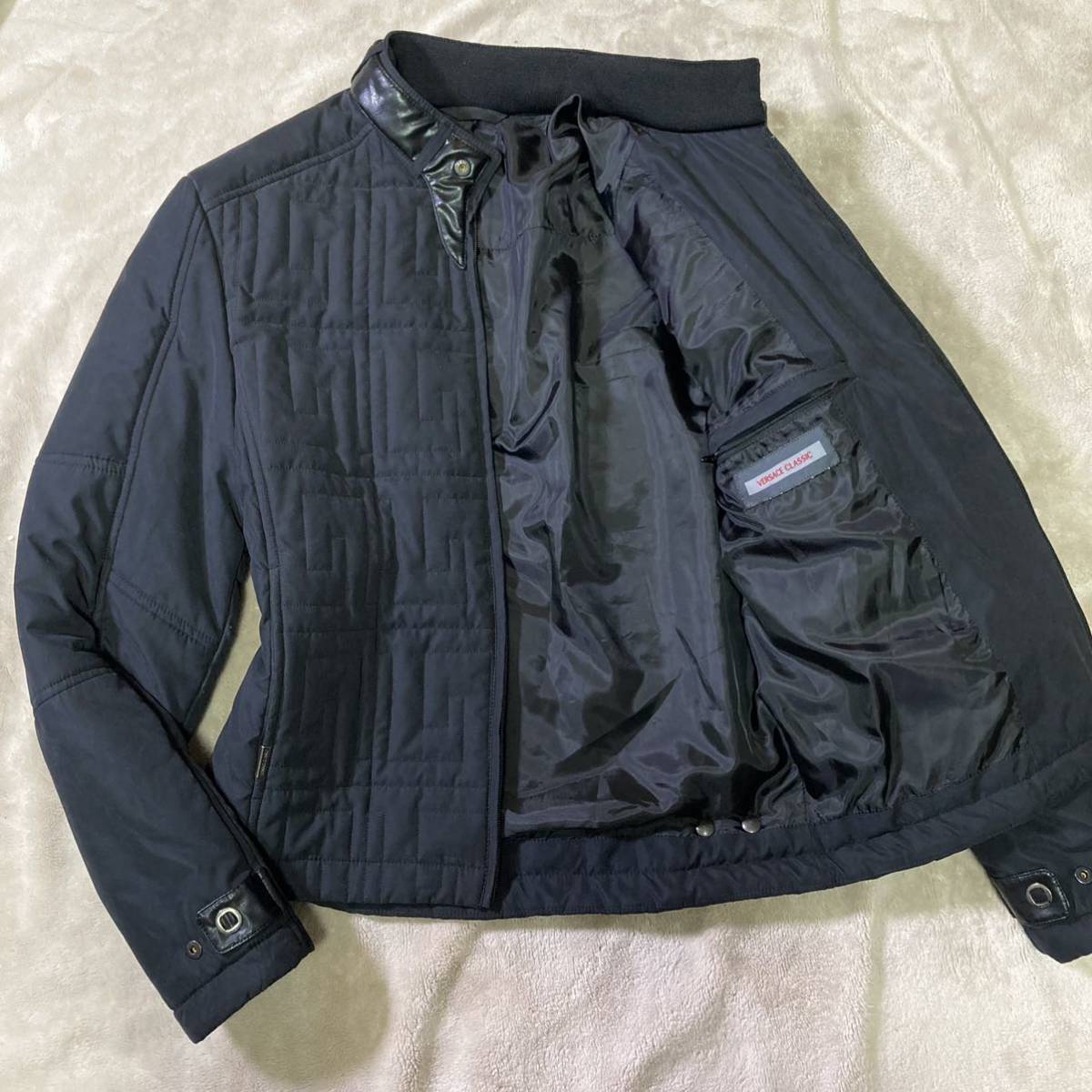 ☆美品☆最高峰！ヴェルサーチ クラシック VERSACE ライダース 
