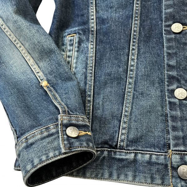 Paul Smith PS デニムジャケット ピーエスポールスミス &frasl; フラワーエンブロイダリー (ＰＳポールスミス) Bleach Denim Smith（Gジャン&frasl;デニムジャケット）のフリマアイテム一覧 デニム メルカリ 中古・古着通販PS (ＰＳ Smith（ピーエスポールスミス）の「ピュアインディゴ