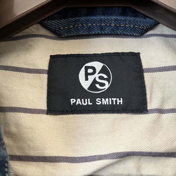 Paul Smith PS デニムジャケット ピーエスポールスミス &frasl; フラワーエンブロイダリー (ＰＳポールスミス) Bleach Denim Smith（Gジャン&frasl;デニムジャケット）のフリマアイテム一覧 デニム メルカリ 中古・古着通販PS (ＰＳ Smith（ピーエスポールスミス）の「ピュアインディゴ