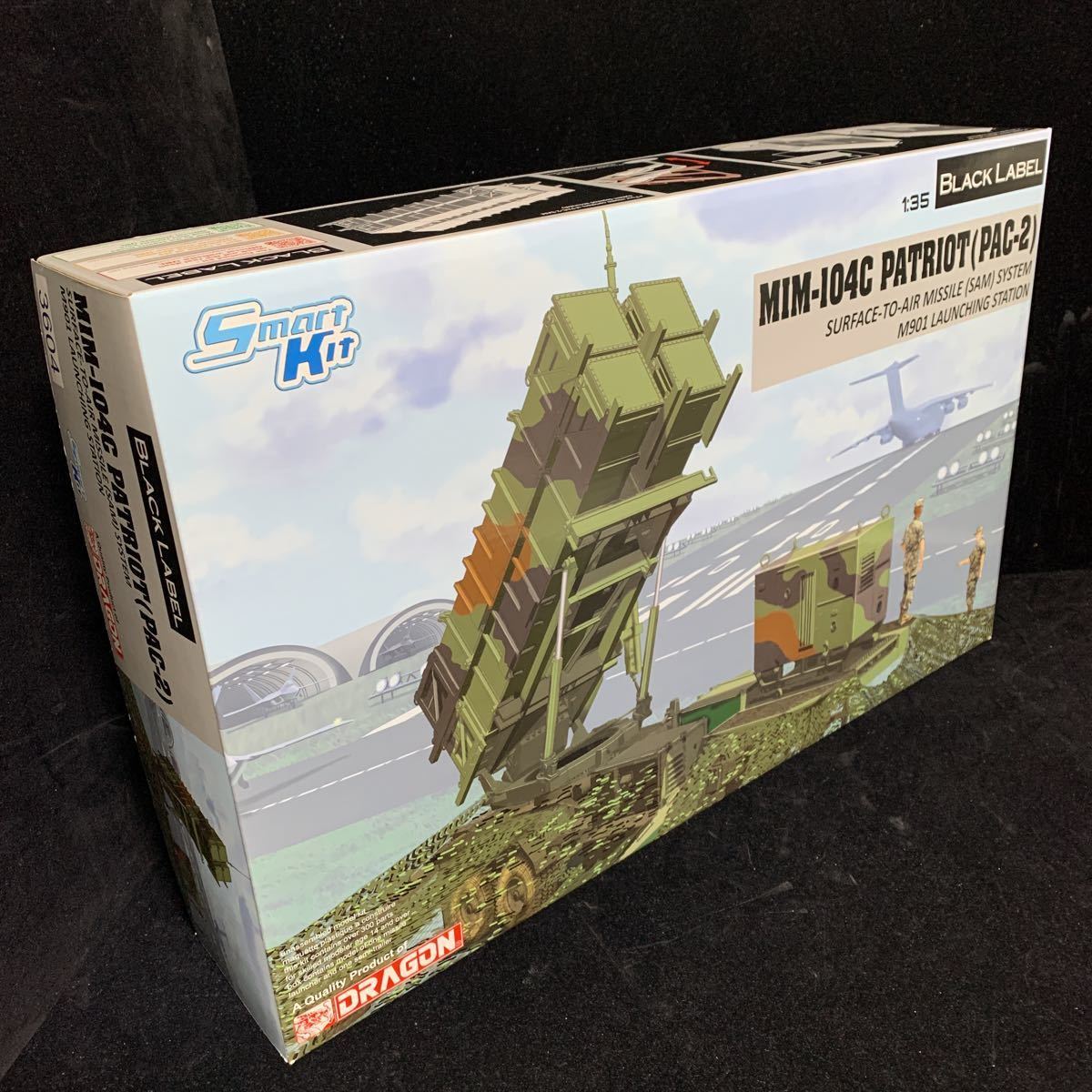 ブラックラベル 1/35 アメリカ軍 MIM-104Cパトリオット SAM PAC-2 M901発射機 ドラゴン 新品・未組立 スマートキット itemBL3604