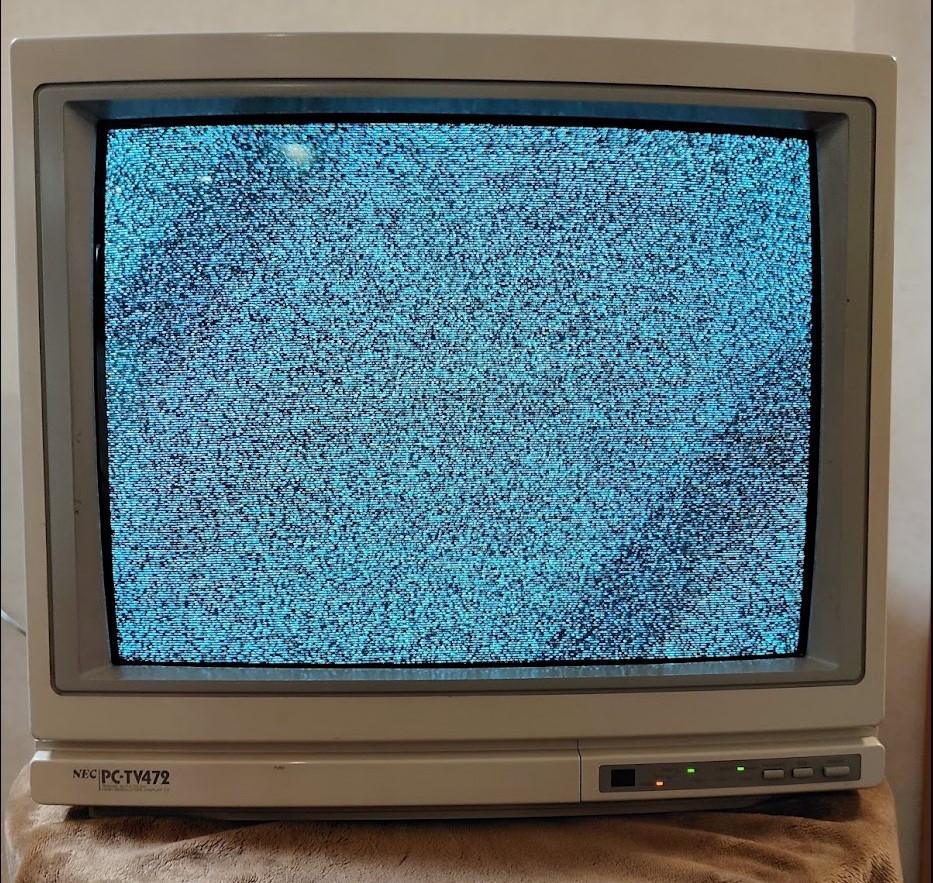 NEC カラーテレビ受信機 PC-TV472 現状品 ブラウン管モニタ 通電確認済