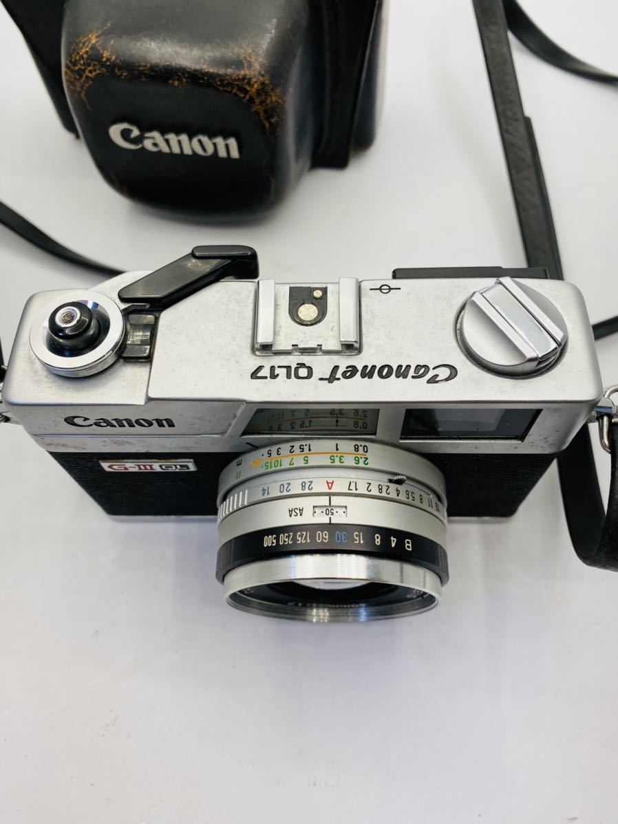 Canon キャノン キャノネット QL-17 G-3 レンジファインダー カメラ