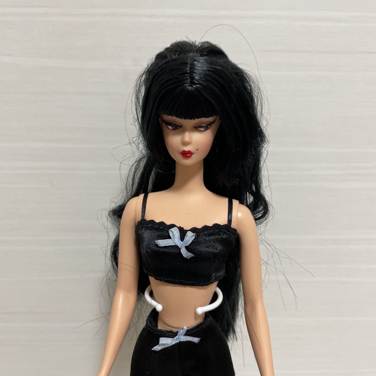 バービーFMC ランジェリー黒 （ピーチ・ジョン×バービー ドロップ型  