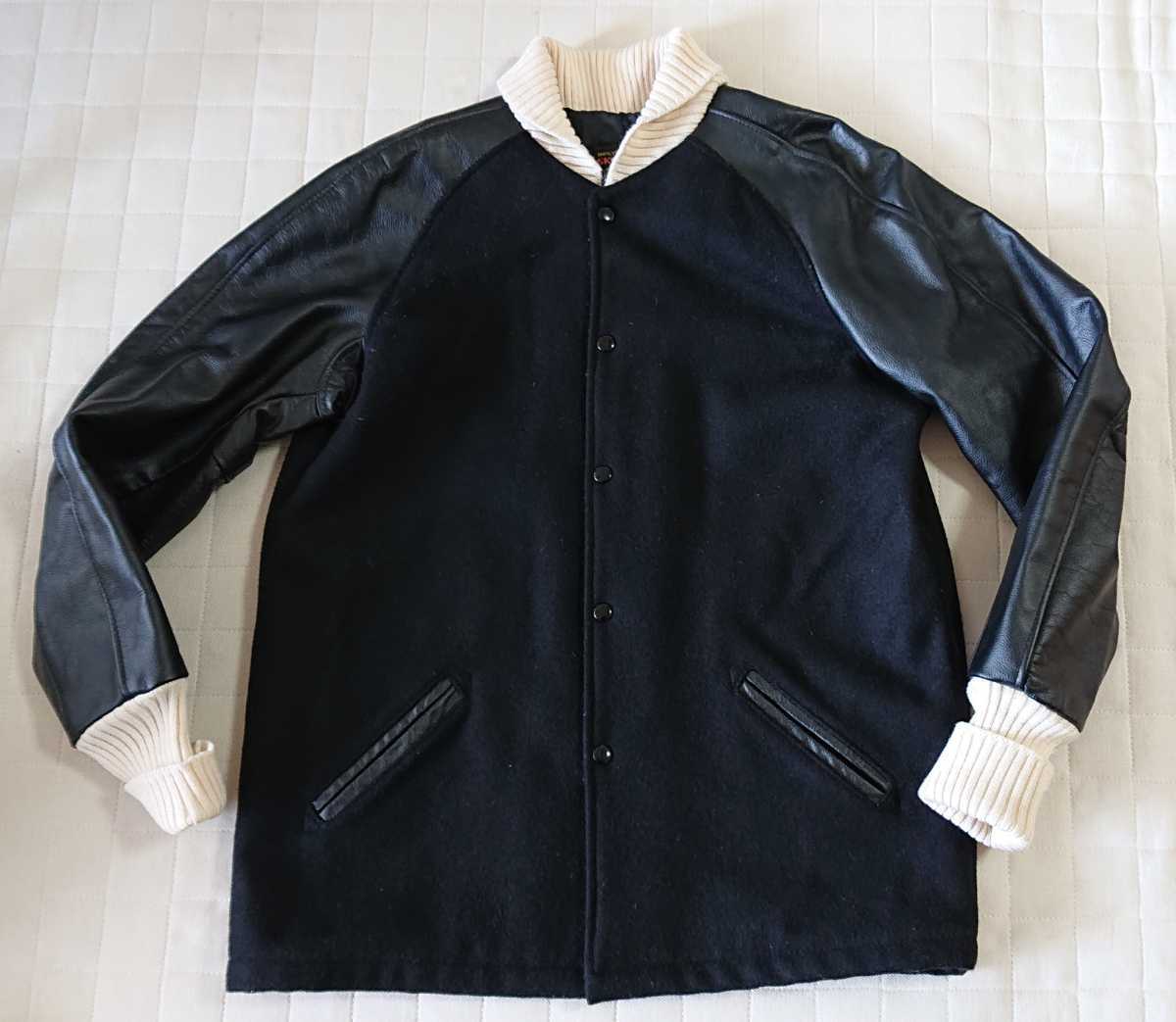 ユーズド スクーカム SKOOKUM USA製 38 ファラオ レザー L スタジャン