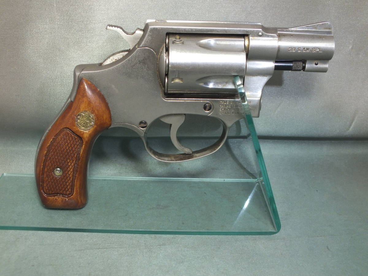 S&W社 純正木製グリップ S&W Jフレーム 初期型 M36 チーフ