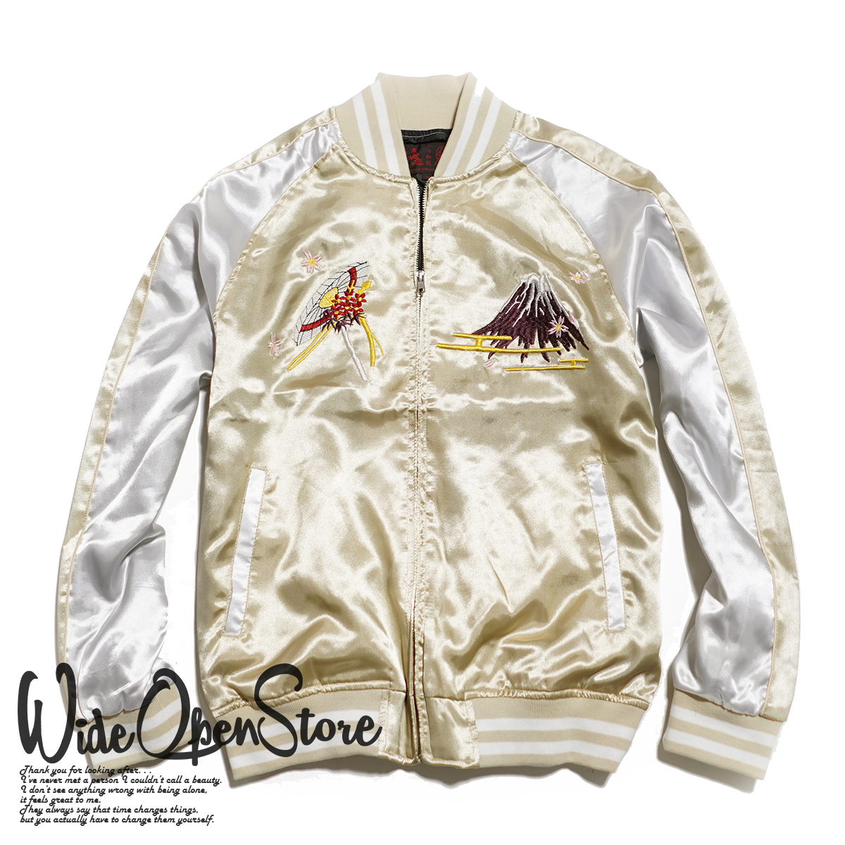 ベロアスカジャンL sizeブラック/ヒューストン東洋エンタープライズ