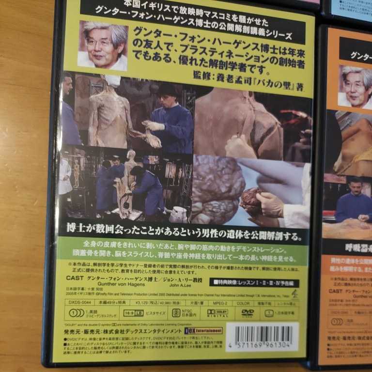 人体解剖マニュアル DVD-BOX 全巻 ～一目でわかる人体の不思議