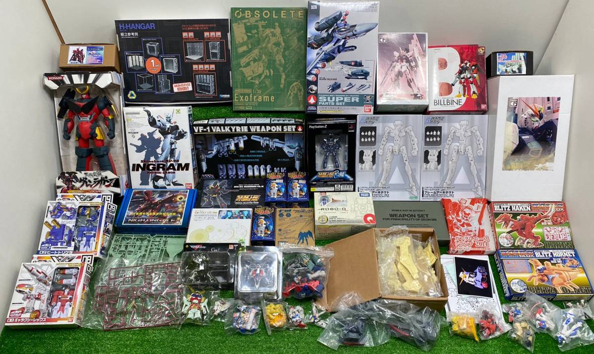 〇12-140 ロボット プラモデル フィギュア 大量 一番くじ ガンダム マクロス スーパーロボット大戦 グレンラガン ムゲンバイン 大量 まとめ