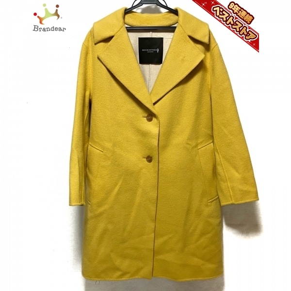 マッキントッシュロンドン MACKINTOSH LONDON サイズ44 L - イエロー レディース 長袖/冬 コート MACKINTOSH LONDON マッキントッシュ ⁄ ロンドン）メタリック 0