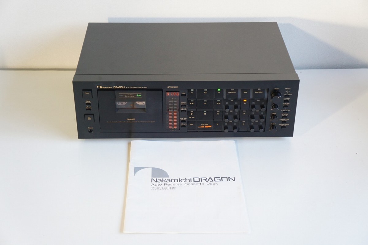 整備済 美品 Nakamichi CR-20 新品モーター 【公式通販】