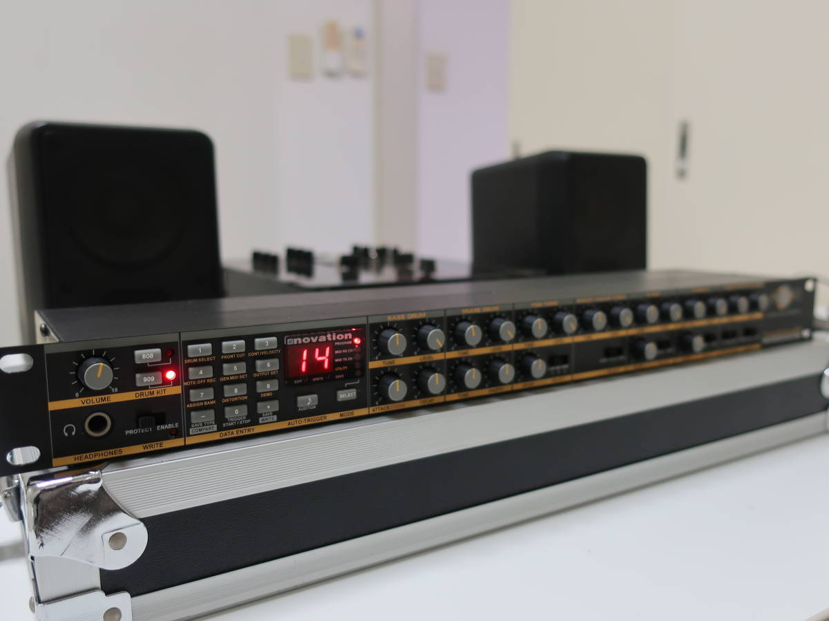 NOVATION DrumStation Rack（ドラム音源モジュール1995年） 動作確認 