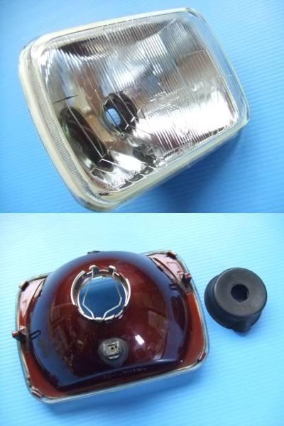 当時物 良品1個 CIBIE 角目2灯 ヘッドライト 旧車 昭和 シビエ ヘッド