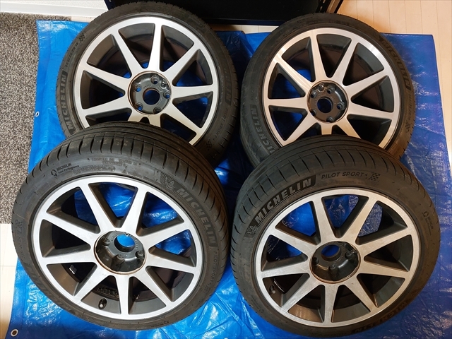 お買い得，新品 トヨタ ＪＺＳ16 アリスト TTEホイール 18インチ PCD114.3 フロント8.5J リア10J タイヤ付き(ラジアルタイヤ)｜売買されたオークション情報、yahooの商品情報をアーカイブ公開 - オークファン 5穴