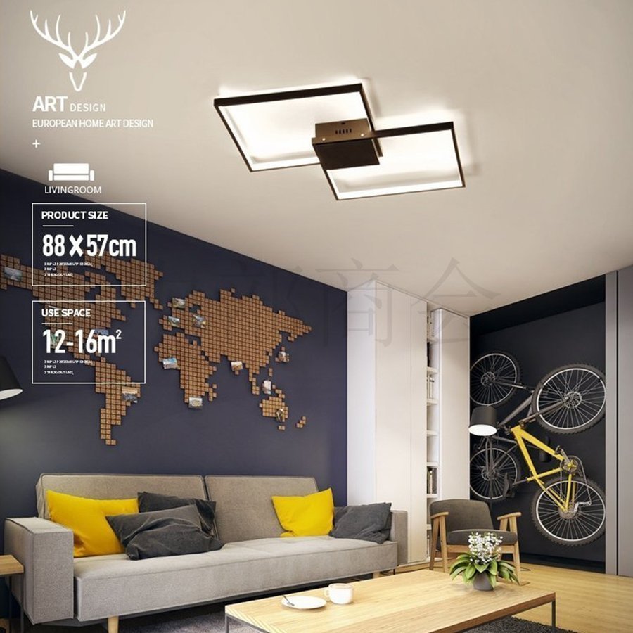 1円インテリア シーリングライト 天井照明 おしゃれ オシャレ菱形 照明器具 Led ペンダントライト リビング照明 屋内ランプ 2灯白色光 10畳用 売買されたオークション情報 Yahooの商品情報をアーカイブ公開 オークファン Aucfan Com